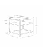 Organizador Tower de 3 niveles para debajo del fregadero, blanco, 41,5 x 33 x 34,5 cm