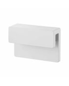 Tower Film Hook witte grote zelfklevende tandenborstel en tandpastahouder - 9x2,8x6 cm