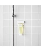 Tower Film Hook witte grote zelfklevende tandenborstel en tandpastahouder - 9x2,8x6 cm