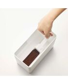 Scatola da caffè ermetica bianca Tower - 18,4x9,2x15,4 cm