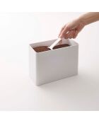 Scatola da caffè ermetica bianca Tower - 18,4x9,2x15,4 cm