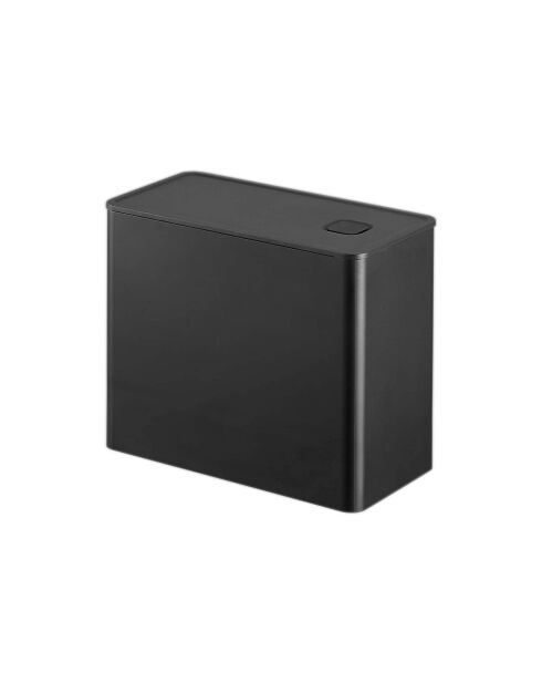 Tower zwarte luchtdichte koffiebox - 18,4x9,2x15,4 cm