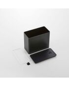 Cafetera hermética negra Tower - 18,4x9,2x15,4 cm