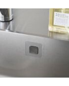 Torenfilmhaak zilverkleurige zelfklevende magnetische basis - 5x0,2x5 cm