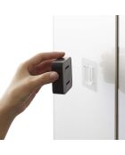 Tower Film Hook zwarte zelfklevende handdoekhouder - 5,5x2x5,5 cm