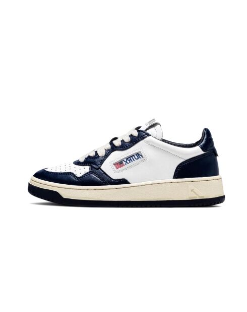 Low-Top-Sneaker Medalist in Weiß/Blau