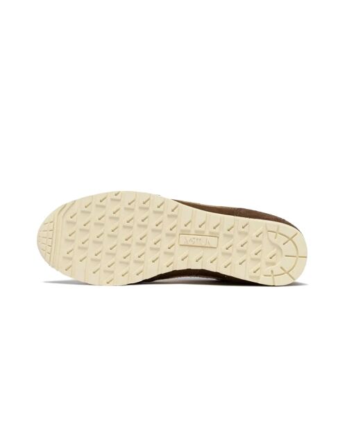 Zapatillas bajas de piel aterciopelada Windspin marrón/crudo