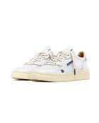 Weiße Low-Top-Sneaker Medalist aus Leder