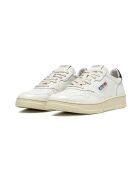 Low-Top-Sneaker Medalist aus Leder mit weiß/schwarzen Details