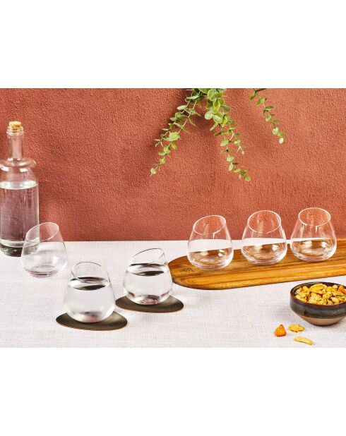Set di 6 bicchieri in cristallo trasparente SVÄVA - 30 cl