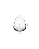 Lot de 6 gobelets SVÄVA en cristallin transparents - 30 cl