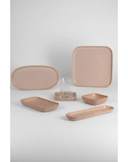 Set da colazione in porcellana Salmon - 29 pezzi