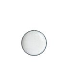 Set de vajilla Bone China de porcelana blanca/negra, 24 piezas