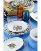Servizio da tavola in porcellana multicolore Bone China - 26 pezzi