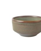 Set di 6 ciotole in terracotta verde foresta REED - 25 cl