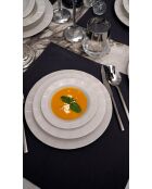 Set de vajilla de porcelana blanca Zumrut - 18 piezas