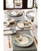 Set da colazione in porcellana blu - 14 pezzi
