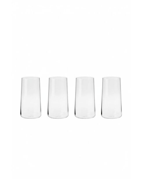 Set di 4 bicchieri trasparenti Avantgarde - 520 ml