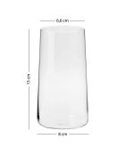 Set di 4 bicchieri trasparenti Avantgarde - 520 ml