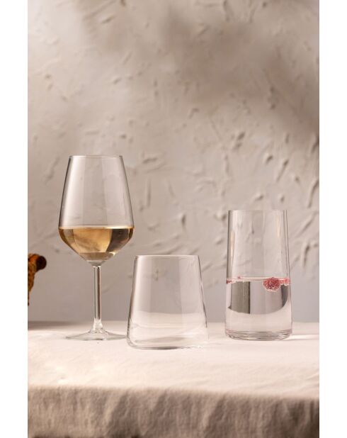 Set di 4 bicchieri trasparenti Avantgarde - 520 ml