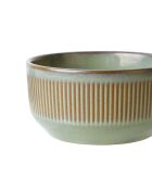Set di 6 ciotole in terracotta verde foresta REED - 70 cl