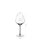 Set de 6 vasos SVÄVA de cristal transparente - 37 cl