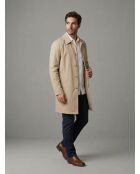 Chubasquero Quentin beige con forro extraíble
