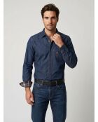 Chemise en denim western Benoît bleu jean