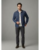 Chemise en denim western Benoît bleu jean