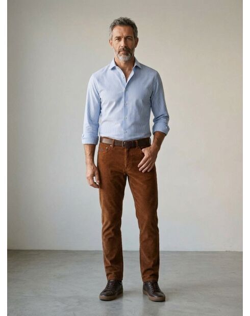 Jules camelfarbene Cordhose mit 5 Taschen