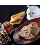 Set di blocchi di foie gras d'anatra e chutney di fichi 130 gr