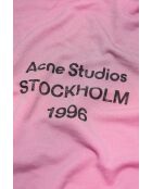 Sweat à capuche en polaire avec logo rose bonbon
