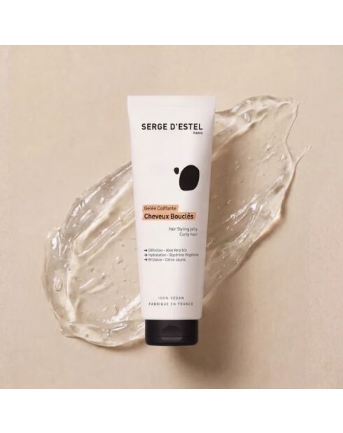 Gelée Coiffante Cheveux Bouclés 200ml - Contrôle Définit et Hydrate les Boucles