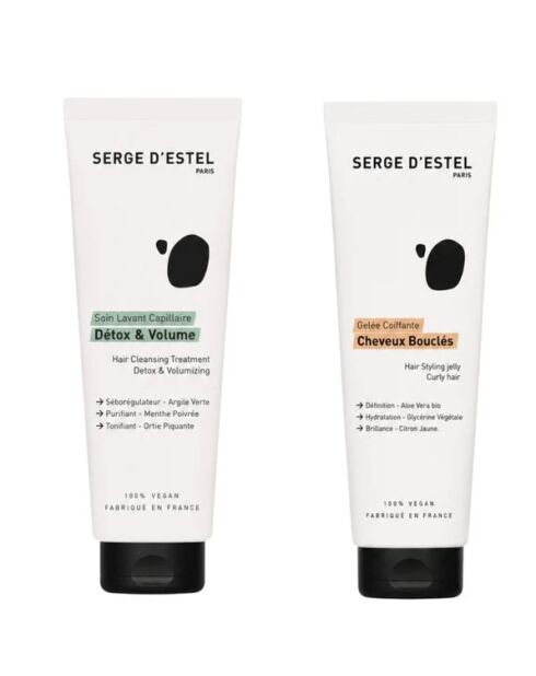 Duo Boucles Détox 400ml -  Soin Lavant & Gelée Coiffante Cheveux Bouclés