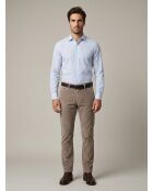 Pantalon Chino ajusté en Velours côtelés beige