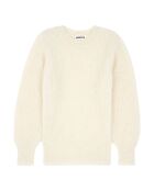 Pull col rond Dolly blanc cassé