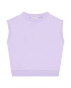 Sweat col rond en coton Inaya lilas