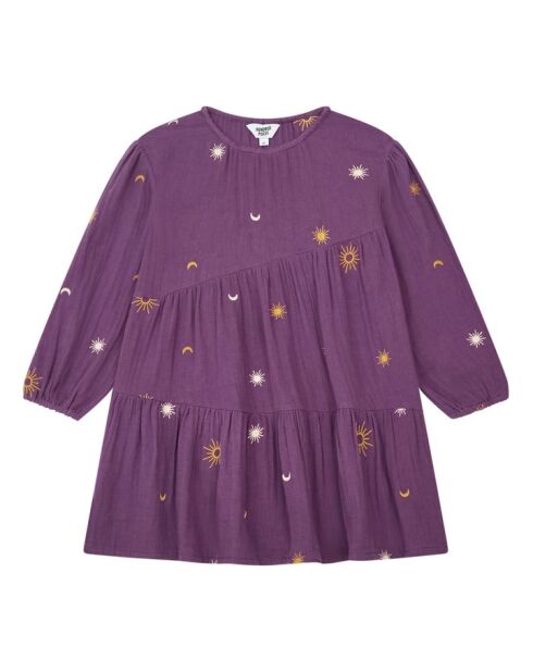 Vestido corto de algodón Plum Carry