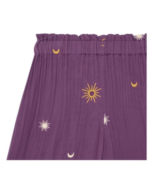 Vestido corto de algodón Plum Carry