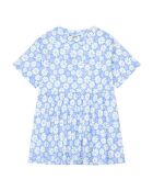 Vestido corto de algodón azul cielo de Cassy
