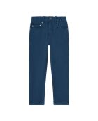 Algodón liso azul oriental