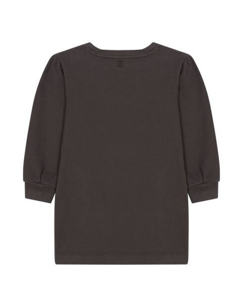 Abito corto Ellie in cotone nero