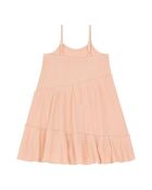 Vestido largo de algodón Pink Jazzy