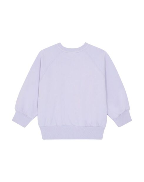 Sudadera Lilac Cutty de algodón con cuello redondo