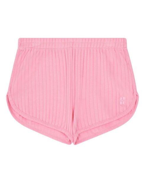 Pantalones cortos Ellyn de algodón rosa