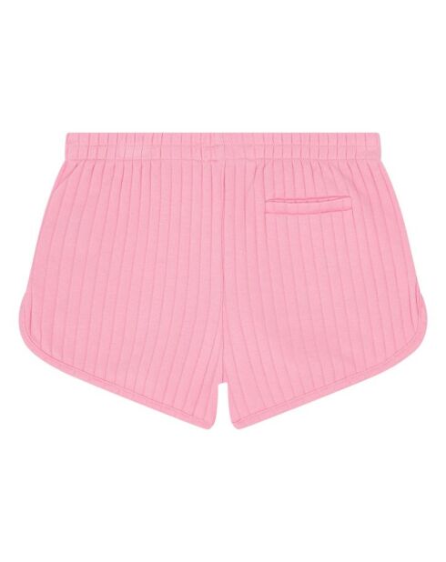 Pantalones cortos Ellyn de algodón rosa