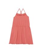 Vestido corto de algodón Coral Jade