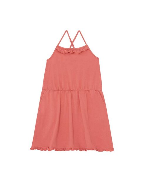 Abito corto Coral Jade in cotone