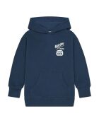 Felpa Tower in cotone blu