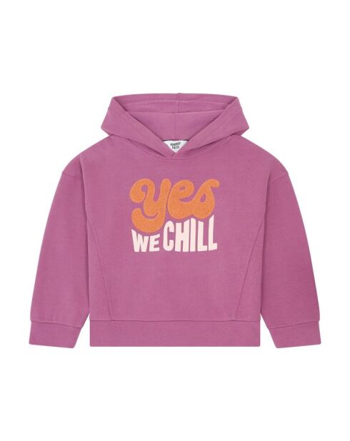 Sudadera con capucha de algodón Purple Lizzy